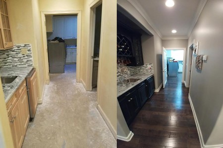 Before and After Our Home Remodeling Services in Tulsa, OK